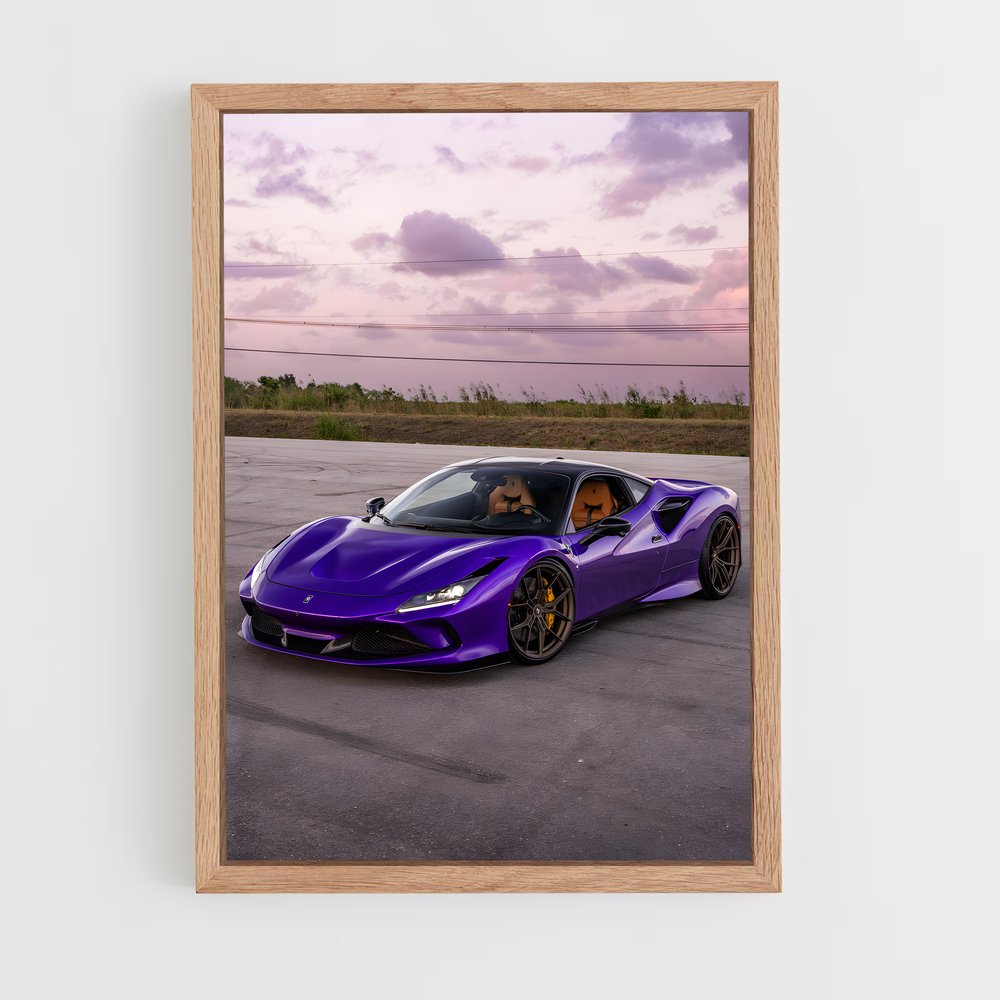 Poster Tributo Quatre – affiche Ferrari (vue 4)